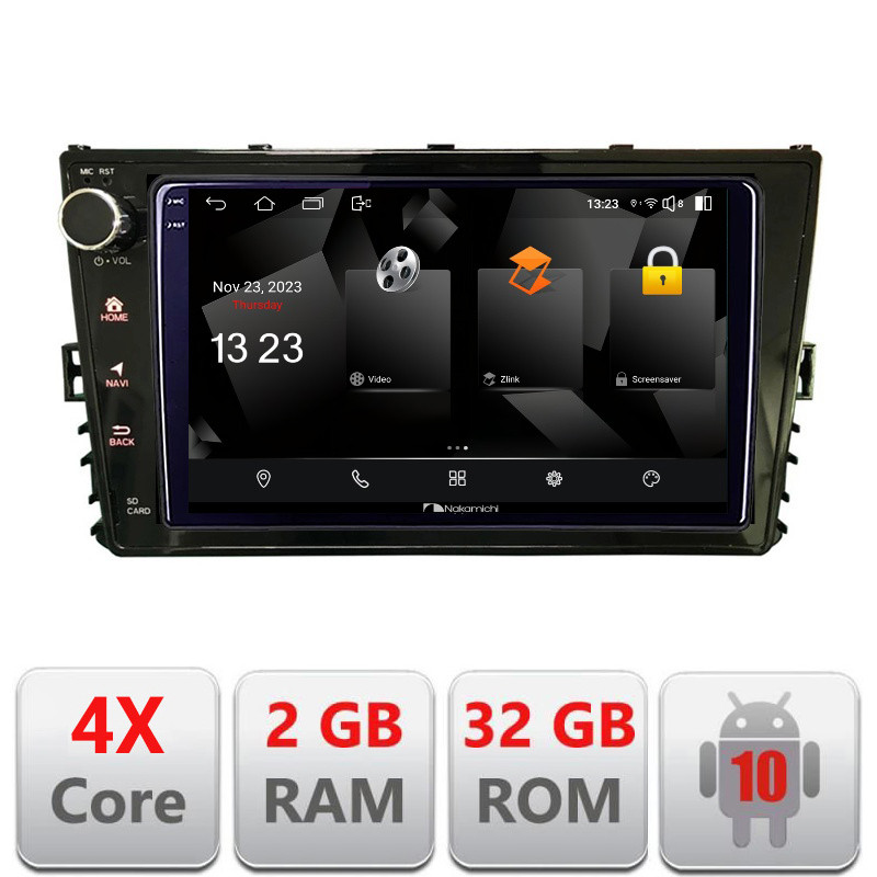 31905.jpg Navigatie dedicata Nakamichi VW masini dupa 2018 Android Ecran 720P Quad Core 2+32 carplay android auto - imagine 1