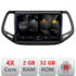 Navigatie dedicata Nakamichi Jeep Compass 2017 5230-739  Android Ecran 720P Quad Core 2+32 carplay android auto