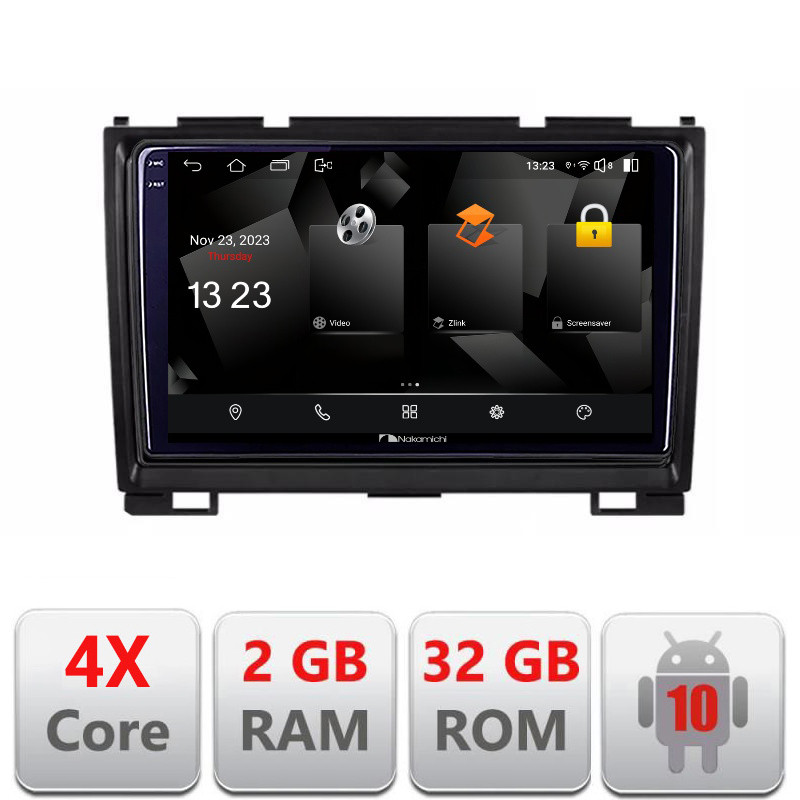 32043.jpg Navigatie dedicata Nakamichi Hummer H2 intre anii 2008-2009 Android Ecran 720P Quad Core 2+32 carplay android auto - imagine 1
