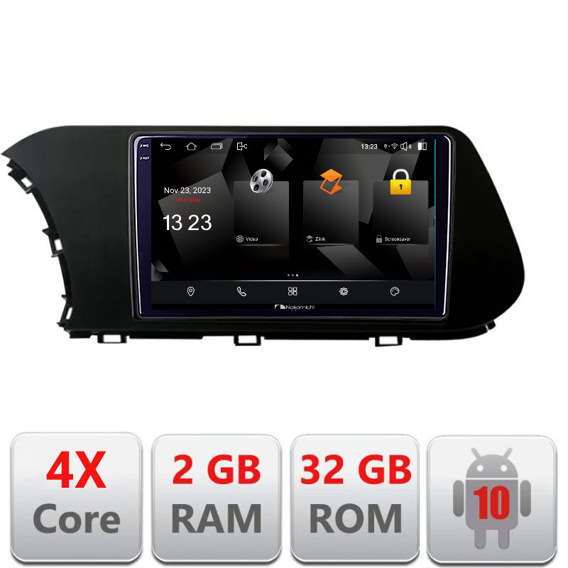 32047.jpg Navigatie dedicata Nakamichi Hyundai I20 2020- 5230-i20 Android Ecran 720P Quad Core 2+32 carplay android auto - imagine 1