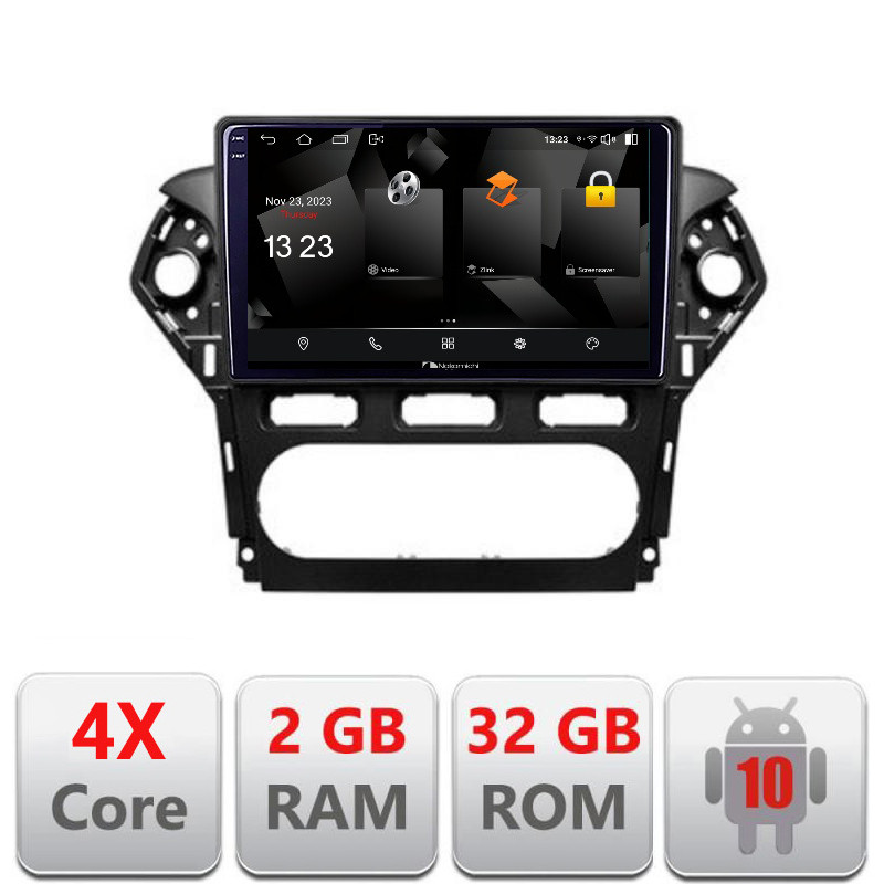 32065.jpg Navigatie dedicata Nakamichi Ford Mondeo 2010-2014 5230-MONDEO-CLIMA Android Ecran 720P Quad Core 2+32 carplay android auto - imagine 1