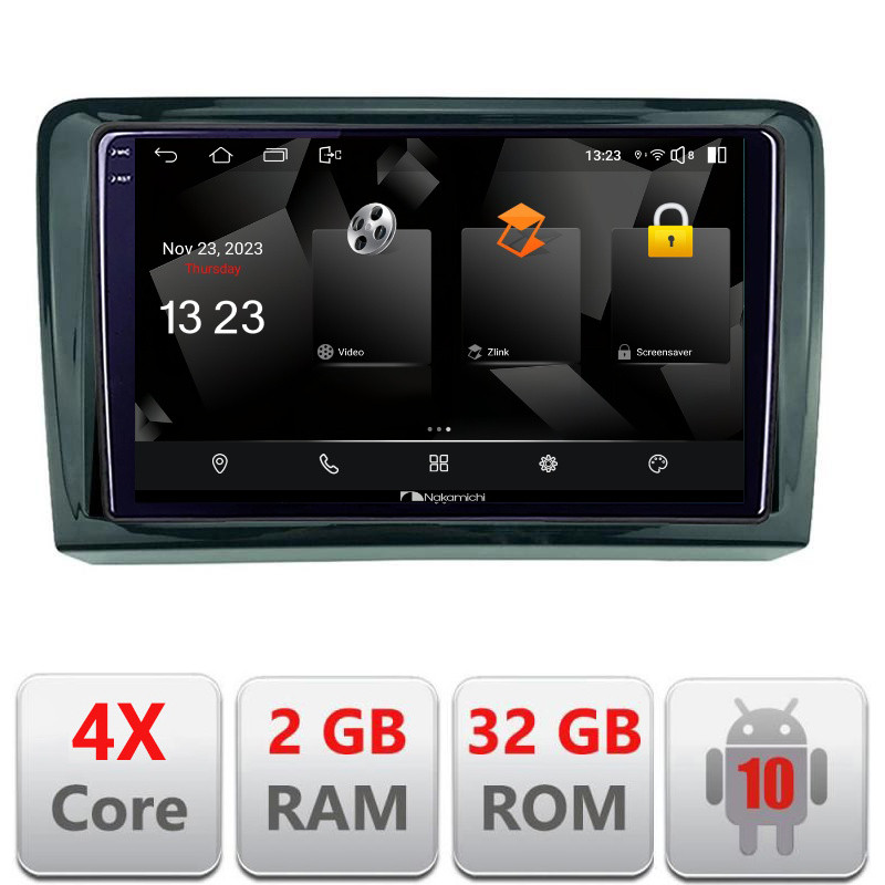 32097.jpg Navigatie dedicata Nakamichi VW PQB 5230-VW Android Ecran 720P Quad Core 2+32 carplay android auto - imagine 1