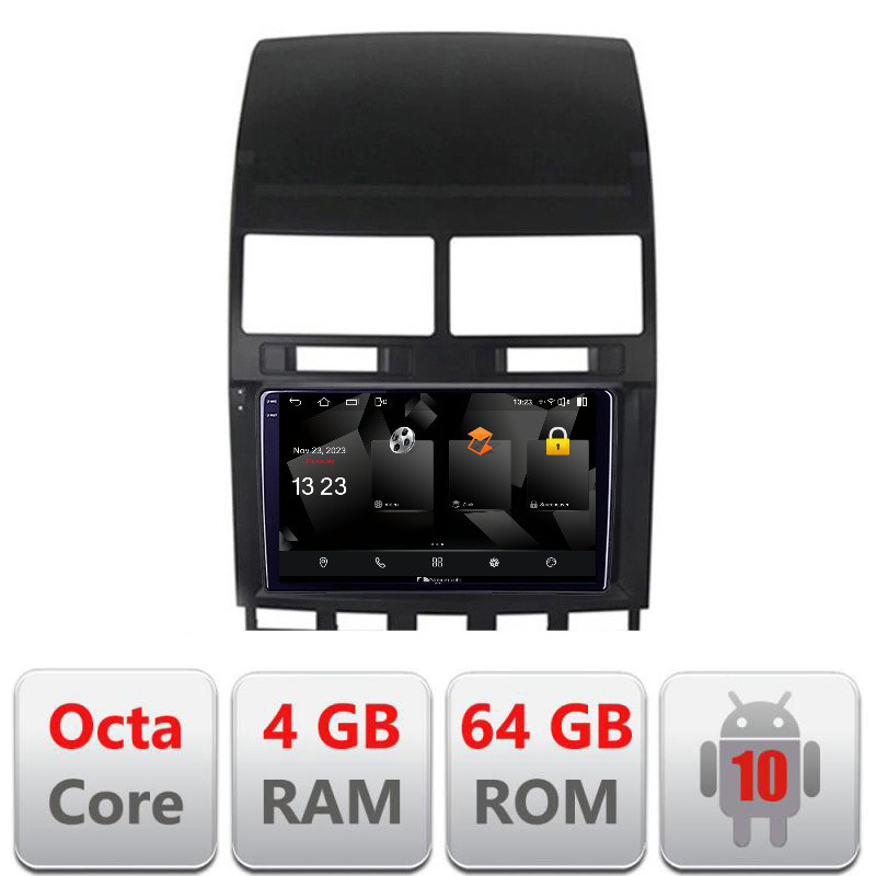 32123.jpg Navigatie dedicata Nakamichi VW Touareg 2004-2011 5510-042 Android Octa Core 720p 4+64 DSP 360 camera carplay android auto - imagine 1