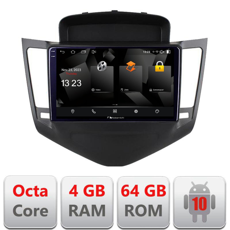32127.jpg Navigatie dedicata Nakamichi Chevrolet Cruze 5510-045 Android Octa Core 720p 4+64 DSP 360 camera carplay android auto - imagine 1