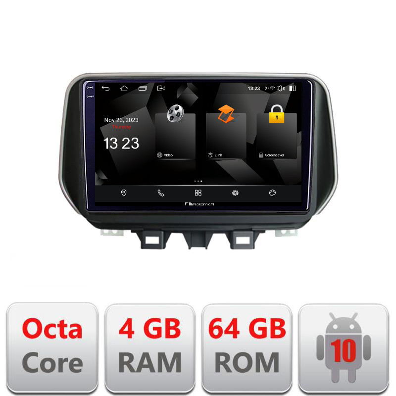 32179.jpg Navigatie dedicata Nakamichi Hyundai Tucson 2019 Quad Core 5510-1135 Android Octa Core 720p 4+64 DSP 360 camera carplay android auto - imagine 1