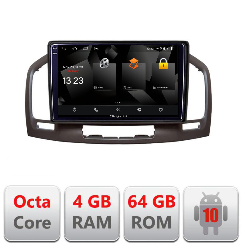 32181.jpg Navigatie dedicata Nakamichi Opel Insignia 2009-2013 5510-114 Android Octa Core 720p 4+64 DSP 360 camera carplay android auto - imagine 1