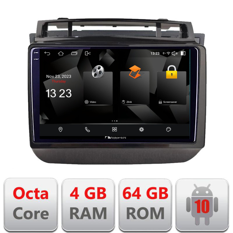 32183.jpg Navigatie dedicata Nakamichi VW Touareg 2012-2019 5510-1142 Android Octa Core 720p 4+64 DSP 360 camera carplay android auto - imagine 1