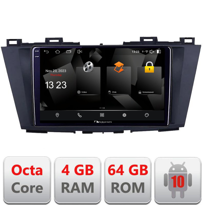 32187.jpg Navigatie dedicata Nakamichi Mazda 5 2010-2017 5510-117 Android Octa Core 720p 4+64 DSP 360 camera carplay android auto - imagine 1