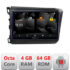 Navigatie dedicata Nakamichi Honda Civic 2012-2015 5510-132  Android Octa Core 720p 4+64 DSP 360 camera carplay android auto