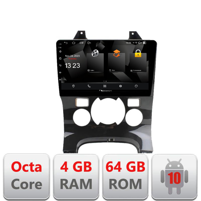 32279.jpg Navigatie dedicata Nakamichi Peugeot 3008 Quad Core 5510-323 Android Octa Core 720p 4+64 DSP 360 camera carplay android auto - imagine 1
