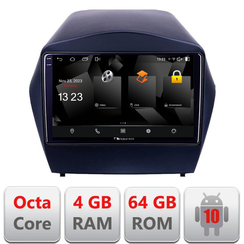 32291.jpg Navigatie dedicata Nakamichi Hyundai IX35 5510-361 Android Octa Core 720p 4+64 DSP 360 camera carplay android auto - imagine 1