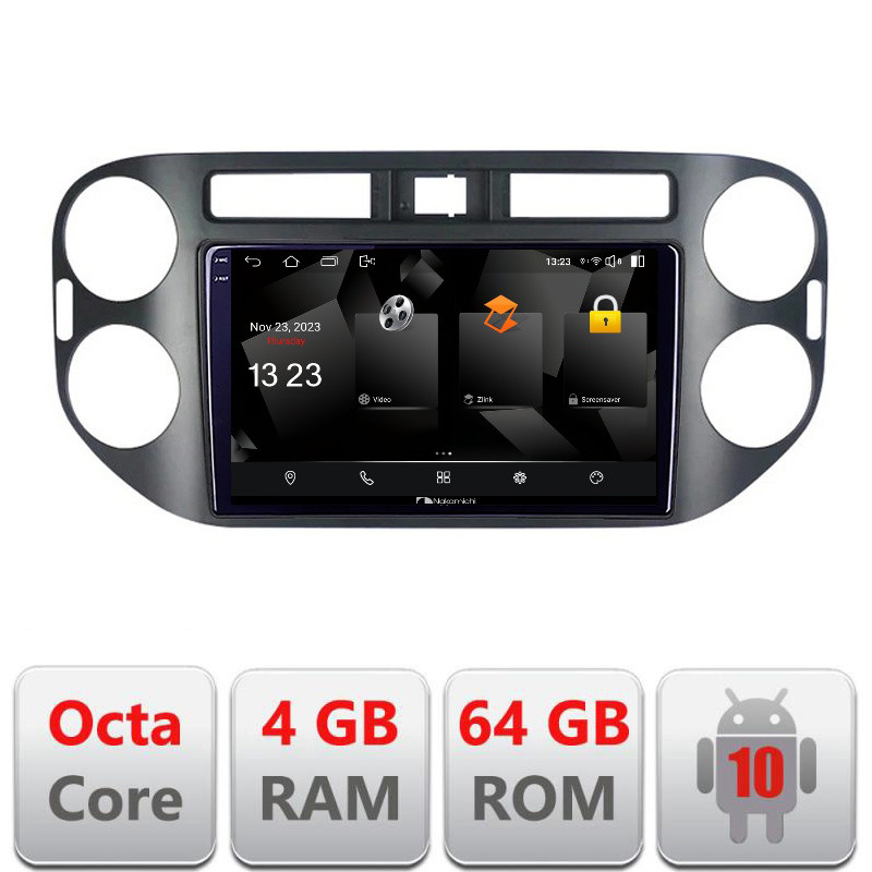 32313.jpg Navigatie dedicata Nakamichi VW TIGUAN- 2006-2016 5510-489 Android Octa Core 720p 4+64 DSP 360 camera carplay android auto - imagine 1