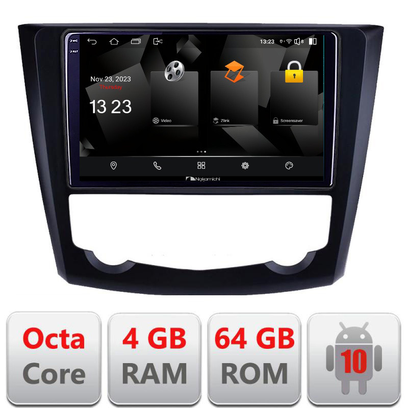 32349.jpg Navigatie dedicata Nakamichi Renault Kadjar 5510-9030 Android Octa Core 720p 4+64 DSP 360 camera carplay android auto - imagine 1