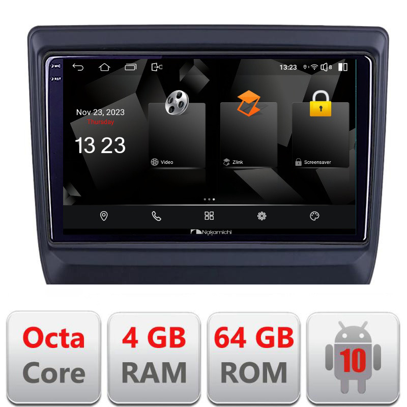 32433.jpg Navigatie dedicata Nakamichi Isuzu DMAX 2020- 5510-DMAX20 Android Octa Core 720p 4+64 DSP 360 camera carplay android auto - imagine 1