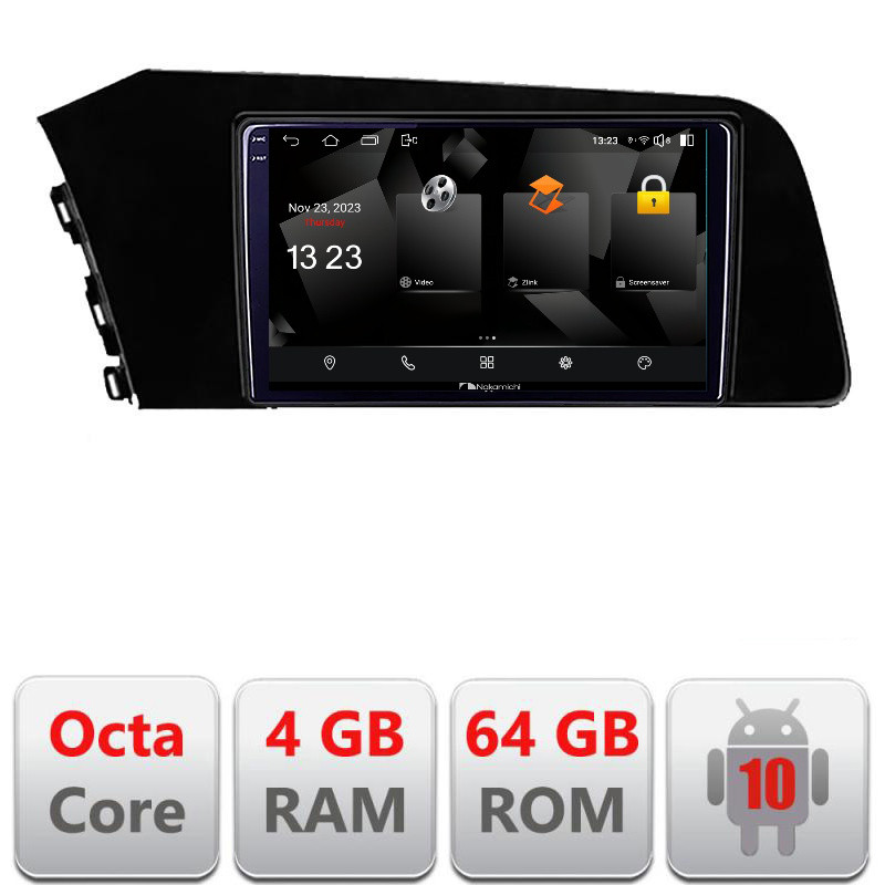 32453.jpg Navigatie dedicata Nakamichi Hyundai Elantra 2021- 5510-elantra2021 Android Octa Core 720p 4+64 DSP 360 camera carplay android auto - imagine 1