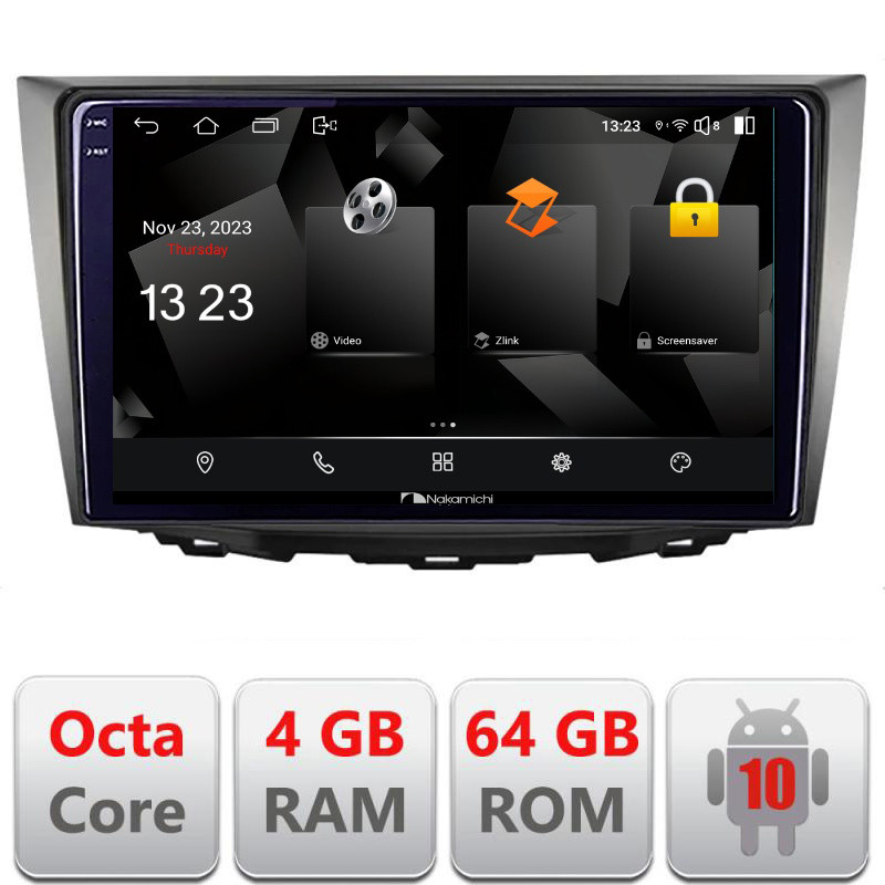 32535.jpg Navigatie dedicata Nakamichi Suzuki Kizashi 2009-2015 5510-KIZASHI Android Octa Core 720p 4+64 DSP 360 camera carplay android auto - imagine 1