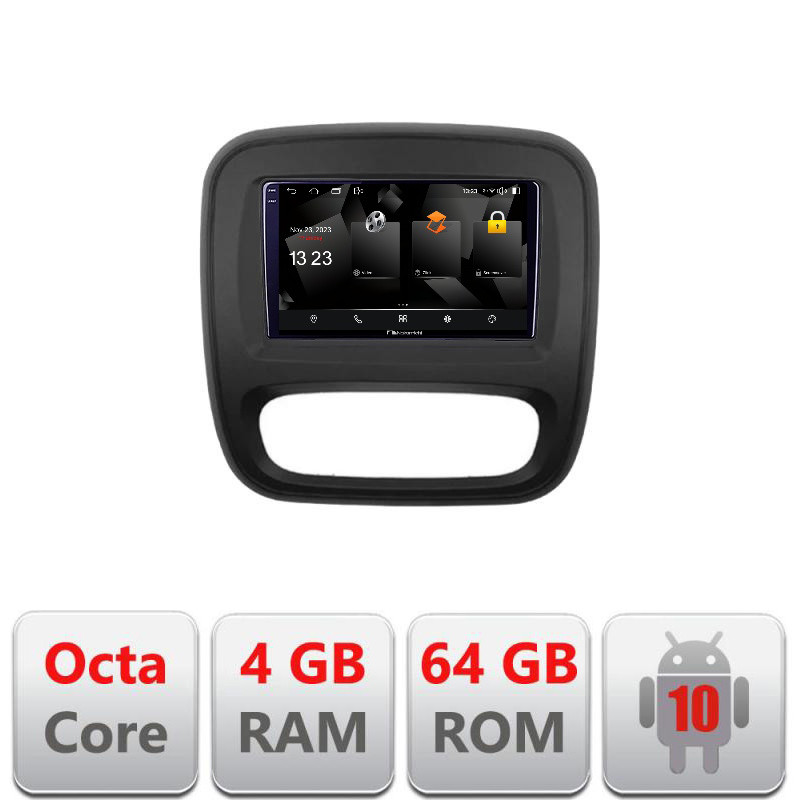 32613.jpg Navigatie dedicata Nakamichi Renault Trafic 2014-2017 5510-rt09 Android Octa Core 720p 4+64 DSP 360 camera carplay android auto - imagine 1