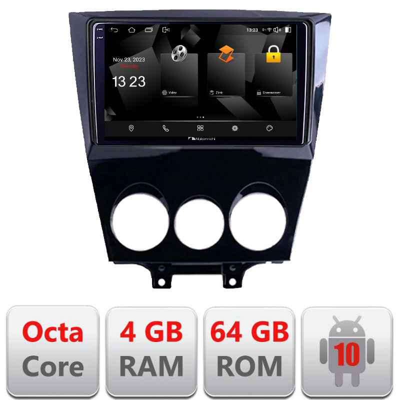 32619.jpg Navigatie dedicata Nakamichi Mazda RX8 2003-2008 Android Octa Core 720p 4+64 DSP 360 camera carplay android auto - imagine 1