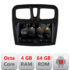 Navigatie dedicata Nakamichi Dacia Sandero 2012-2020 var B  Android radio gps internet Octa core 4+64 DSP 360 camera carplay android auto
