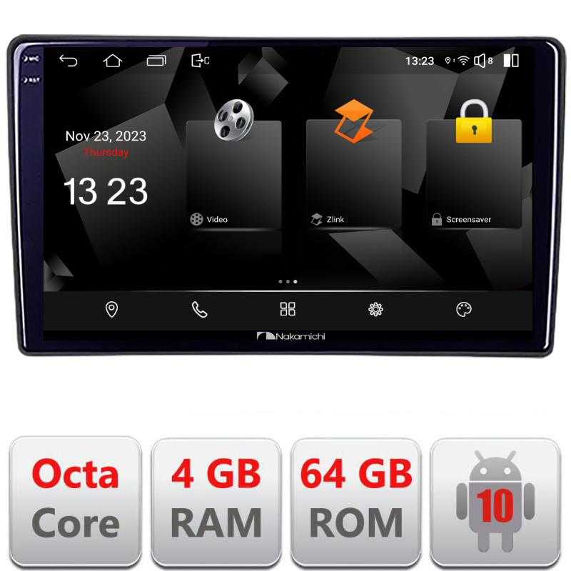 32649.jpg Navigatie dedicata Nakamichi Kia Sorento 2012-2015 5510-SORENTO12 Android Octa Core 720p 4+64 DSP 360 camera carplay android auto - imagine 1