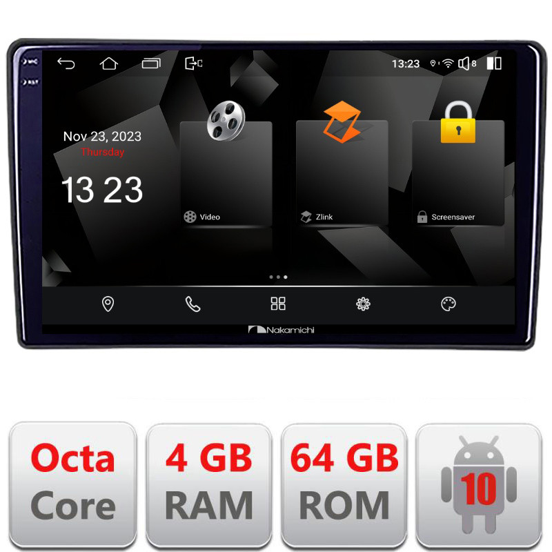 32719.jpg Navigatie dedicata Nakamichi Opel Zafira Corsa Astra Antara Vectra 2005-2014 5510-ZAFIRA-B Android Octa Core 720p 4+64 DSP 360 camera carplay android auto - imagine 1