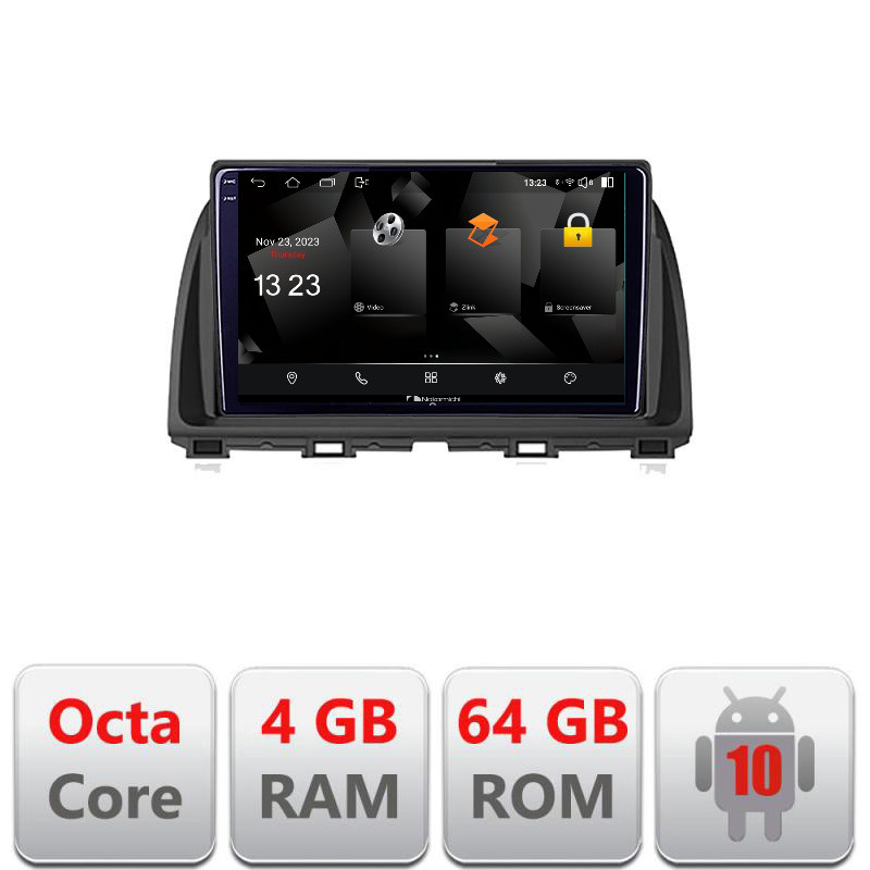 32751.jpg Navigatie dedicata Nakamichi Mazda CX-5 2012-2016 5510-212 Android Octa Core 720p 4+64 DSP 360 camera carplay android auto - imagine 1