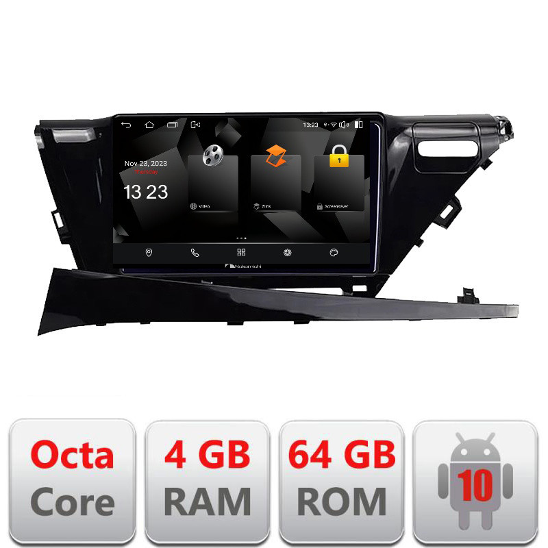 32819.jpg Navigatie dedicata Nakamichi Toyota Camry 2017-2021 V1 Android Octa Core 720p 4+64 DSP 360 camera carplay android auto - imagine 1