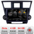 Navigatie dedicata Nakamichi Toyota Highlander 2007-2013  Android Octa Core 720p 4+64 DSP 360 camera carplay android auto