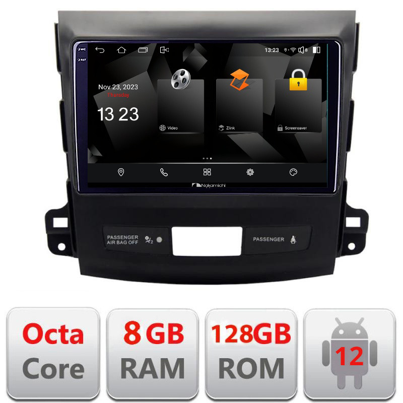 32929.jpg Navigatie dedicata Nakamichi Mitsubishi Outlander 2010 5960Pro-056 Android Octa Core Qualcomm 2K Qled 8+128 DTS DSP 360 4G Optical - imagine 1