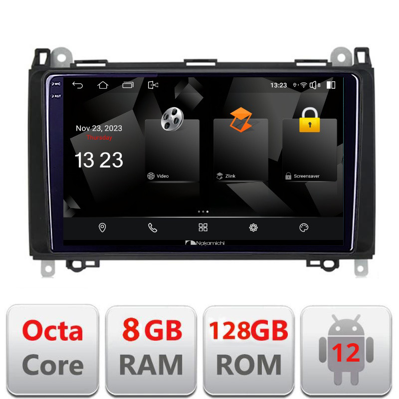 32935.jpg Navigatie dedicata Nakamichi Mercedes VW 5960Pro-068 Android Octa Core Qualcomm 2K Qled 8+128 DTS DSP 360 4G Optical - imagine 1