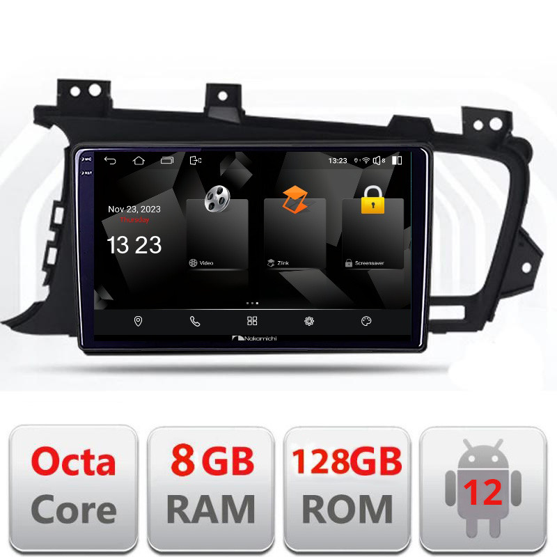 32949.jpg Navigatie dedicata Nakamichi Kia Optima 2011-2013 5960Pro-091 Android Octa Core Qualcomm 2K Qled 8+128 DTS DSP 360 4G Optical - imagine 1
