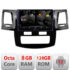 Navigatie dedicata Nakamichi Toyota Hilux 2008-2014 5960Pro-143 Android Octa Core Qualcomm 2K Qled 8+128 DTS DSP 360 4G Optical