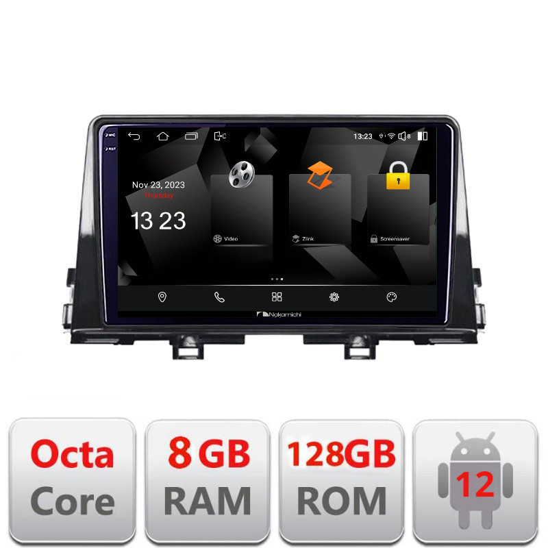 33035.jpg Navigatie dedicata Nakamichi Kia Picanto 2016- 5960Pro-2217 Android Octa Core Qualcomm 2K Qled 8+128 DTS DSP 360 4G Optical - imagine 1