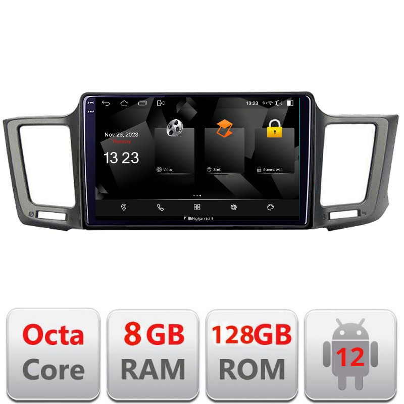 33049.jpg Navigatie dedicata Nakamichi Toyota RAV4 5960Pro-247 Android Octa Core Qualcomm 2K Qled 8+128 DTS DSP 360 4G Optical - imagine 1
