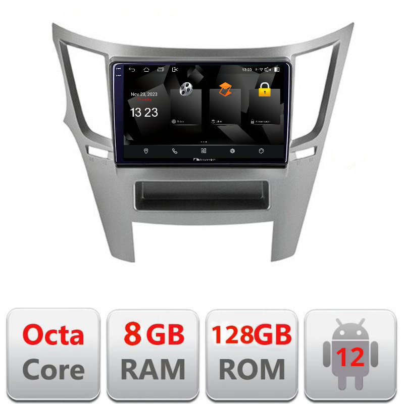 33101.jpg Navigatie dedicata Nakamichi Subru Legacy 2010-2015 5960Pro-458 Android Octa Core Qualcomm 2K Qled 8+128 DTS DSP 360 4G Optical - imagine 1