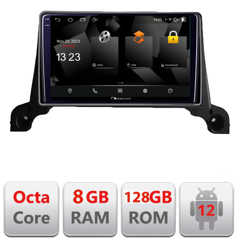 33113.jpg Navigatie dedicata Nakamichi Peugeot 5008 2016-2020 5960Pro-5008 Android Octa Core Qualcomm 2K Qled 8+128 DTS DSP 360 4G Optical - imagine 1