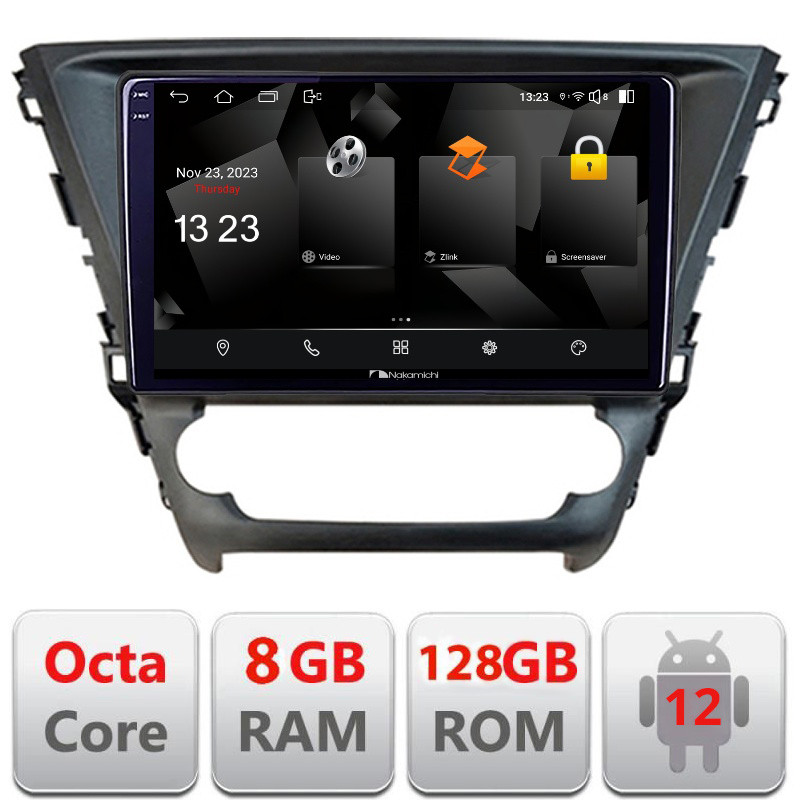 33163.jpg Navigatie dedicata Nakamichi Toyota Avensis 2015-2019 Android Octa Core Qualcomm 2K Qled 8+128 DTS DSP 360 4G Optical - imagine 1