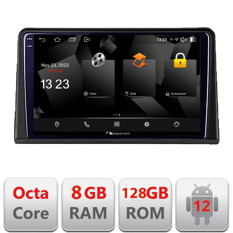 33249.jpg Navigatie dedicata Nakamichi Renault Express Android Octa Core Qualcomm 2K Qled 8+128 DTS DSP 360 4G Optical - imagine 1