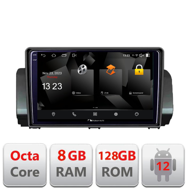 33341.jpg Navigatie dedicata Nakamichi Dacia Logan Sandero Jogger LOGAN-2022 fara ecran de fabrica Android Octa Core Qualcomm 2K Qled 8+128 DTS DSP 360 4G Optical - imagine 1