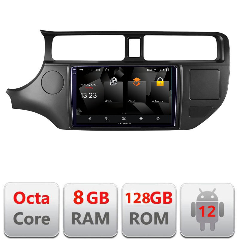 33403.jpg Navigatie dedicata Nakamichi Kia Rio 2011-2014 5960Pro-rio-11 Android Octa Core Qualcomm 2K Qled 8+128 DTS DSP 360 4G Optical - imagine 1