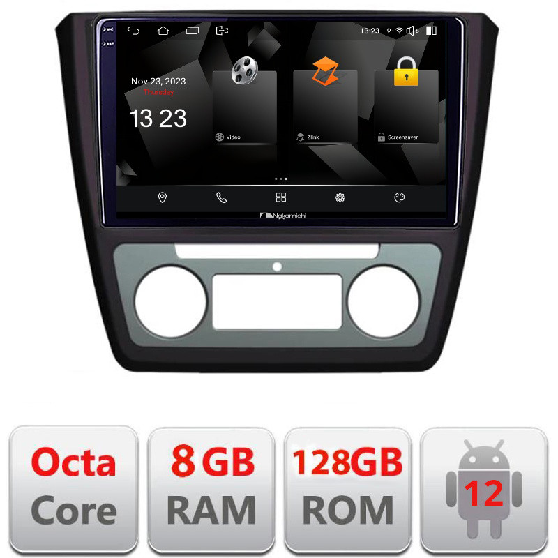 33509.jpg Navigatie dedicata Nakamichi Skoda Yeti 2009-2014 5960Pro-YETI Android Octa Core Qualcomm 2K Qled 8+128 DTS DSP 360 4G Optical - imagine 1