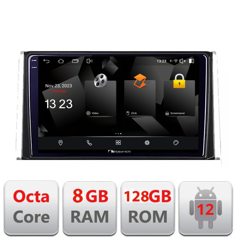33599.jpg Navigatie dedicata Nakamichi Toyota Auris 2017- 5960Pro-AURIS Android Octa Core Qualcomm 2K Qled 8+128 DTS DSP 360 4G Optical - imagine 1