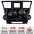 Navigatie dedicata Nakamichi Toyota Highlander 2007-2013 Android Octa Core Qualcomm 2K Qled 8+128 DTS DSP 360 4G Optical