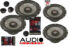 Kit Difuzoare Component Audio-System X-165 4 căi 165mm Kickbass Crossovere plug'n'play 2x300/220 watt 2 Ohm - imagine 2
