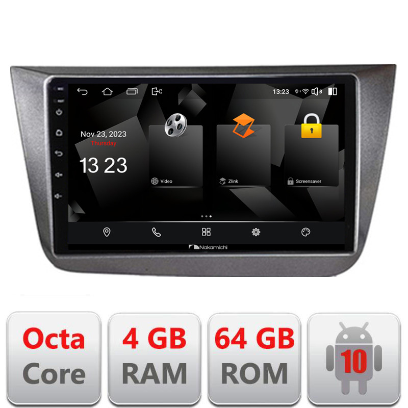 33717.jpg Navigatie dedicata Nakamichi Seat Altea 2005-2014 Android radio gps internet quad core 4+64 carplay android auto - imagine 1