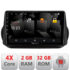 Navigatie dedicata Nakamichi Peugeot Bipper, Citroen Nemo, Fiat Qubo 2008-2017  Android radio gps internet quad core 2+32 carplay android auto
