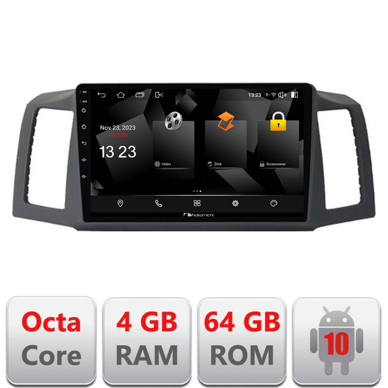 33753.jpg Navigatie dedicata Nakamichi Jeep Grand Cherokee 2008-2010 Android radio gps internet quad core 4+64 carplay android auto - imagine 1