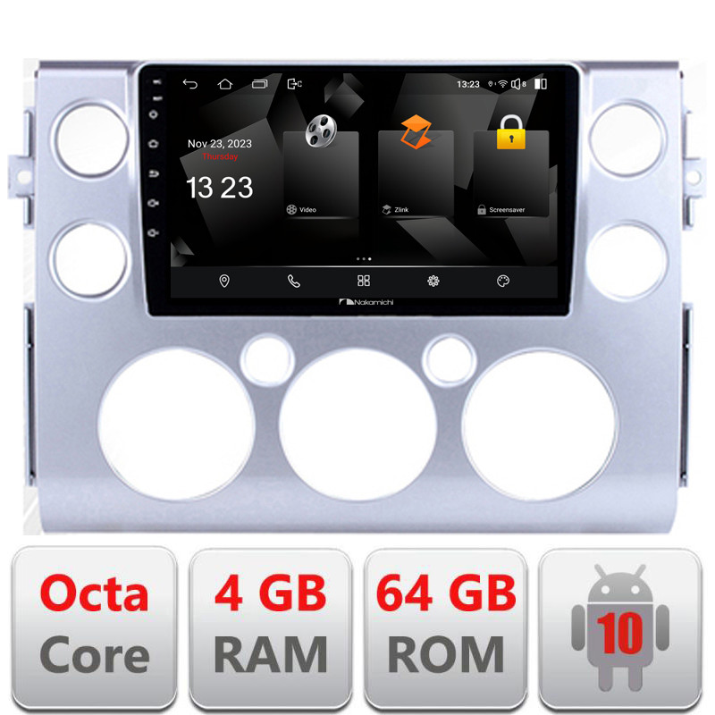 33825.jpg Navigatie dedicata Nakamichi Toyota FJ Cruiser 2006-2020 Android radio gps internet quad core 4+64 carplay android auto - imagine 1