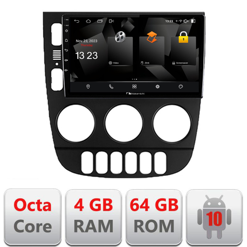 33909.jpg Navigatie dedicata Nakamichi Mercedes ML W163 1998-2005 Android radio gps internet quad core 4+64 carplay android auto - imagine 1