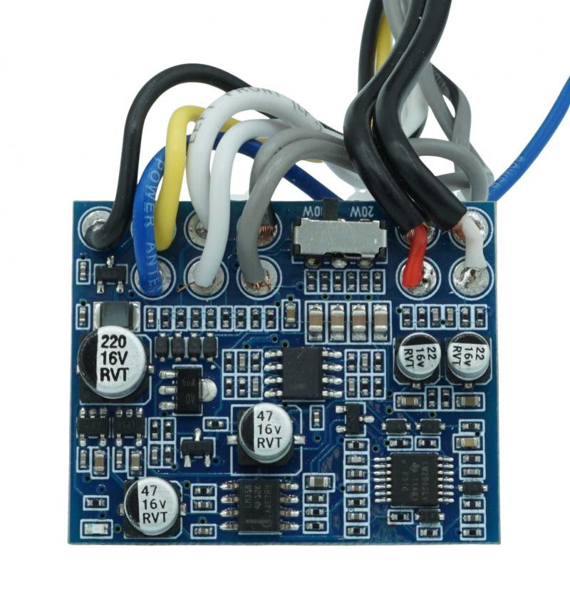 3546.jpg CONVERTOR HI-LOW 2 CANALE PRS (SIMULATOR REZISTENTA DIFUZOR) REMOTE OUT (iesire + pentru amplificator) 5V PRE OUT HI POWER PANA - imagine 1